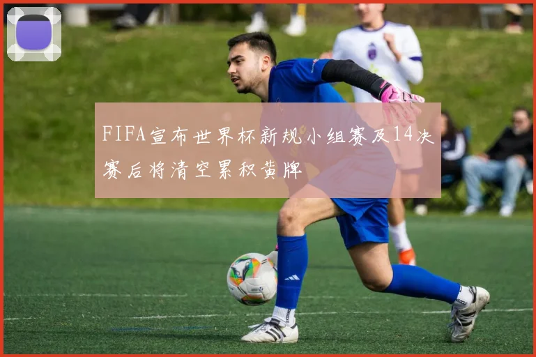 FIFA宣布世界杯新规小组赛及14决赛后将清空累积黄牌