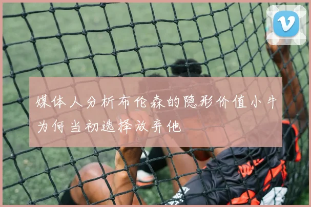 媒体人分析布伦森的隐形价值小牛为何当初选择放弃他